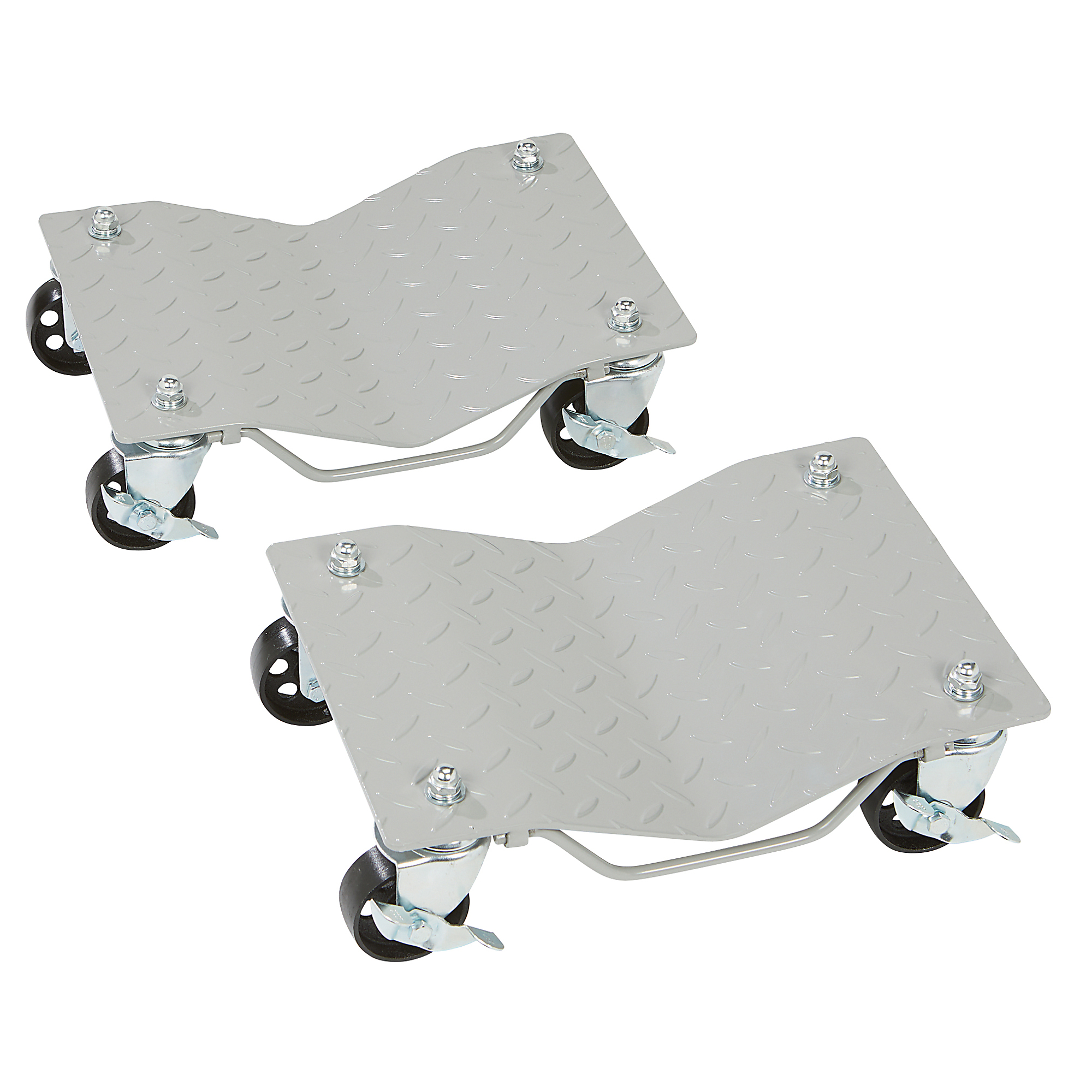 Klutch 1500-Lb. Vehicle Dollies, Pair, 3000-Lb. Total Capacity